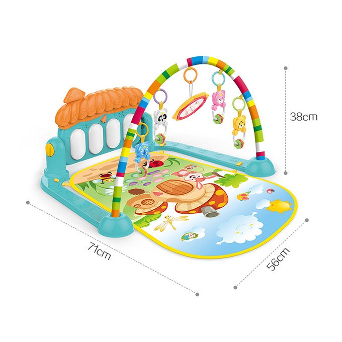 Huanger 3-in-1 Baby Piano Play Gym – 71 × 56 × 38 cm - Image 2