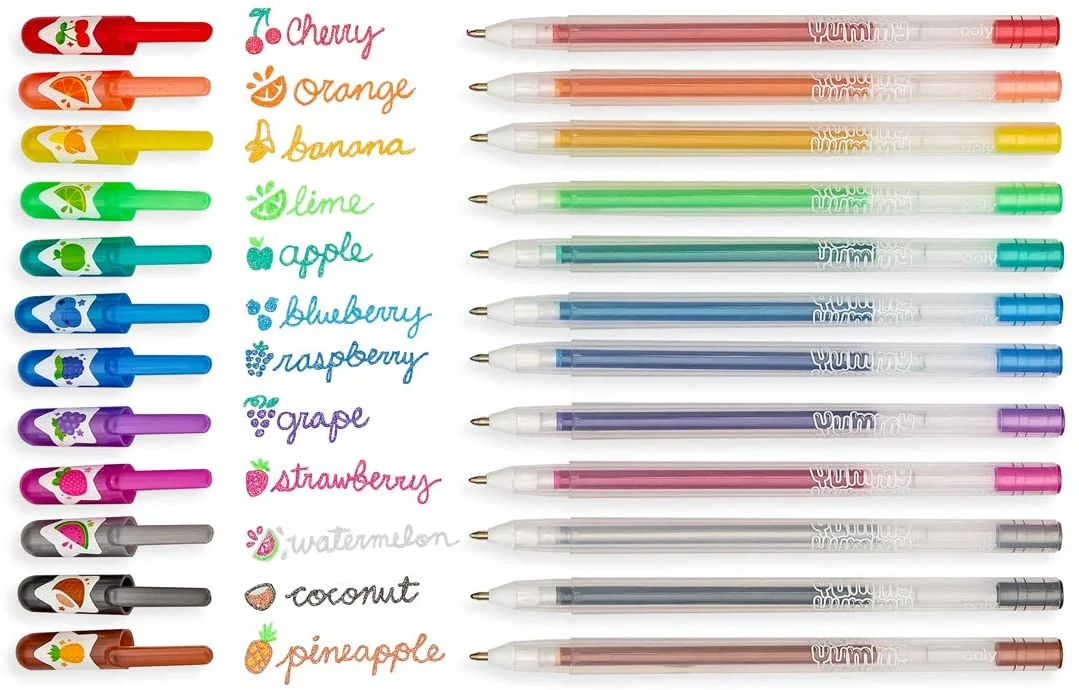 Glitter Pen Set (Pack Of 12) GLP-SQ01- Cards & Decorative Crafts - Image 2
