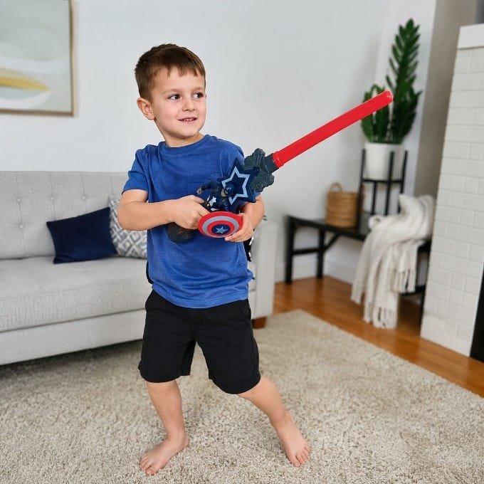 Avengers Pop-Out LED Toy Sword with Light & Sound - Image 4