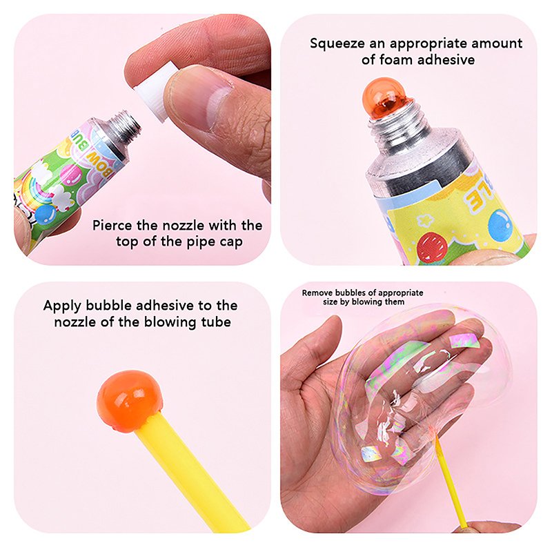 Bubble Glue Kids Blowing Bubble Ball - Bubble-Blowing Activity - Image 3