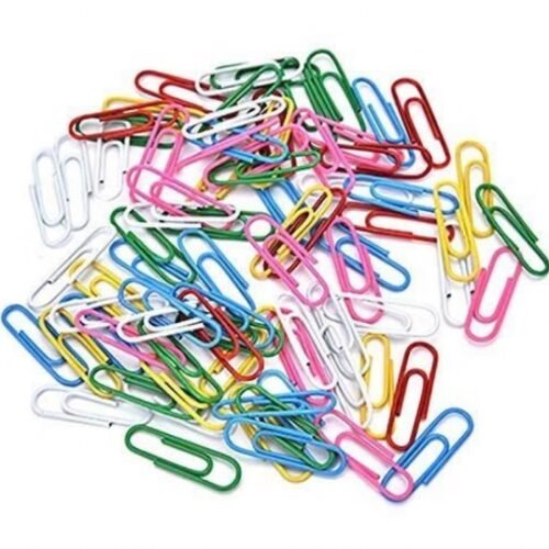 33mm X 100pcs Colored Clip For Paper - Desk & Office Supplies