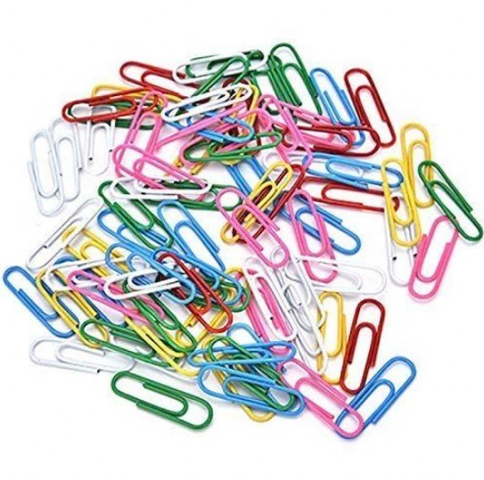 33mm X 100pcs Colored Clip For Paper - Desk & Office Supplies