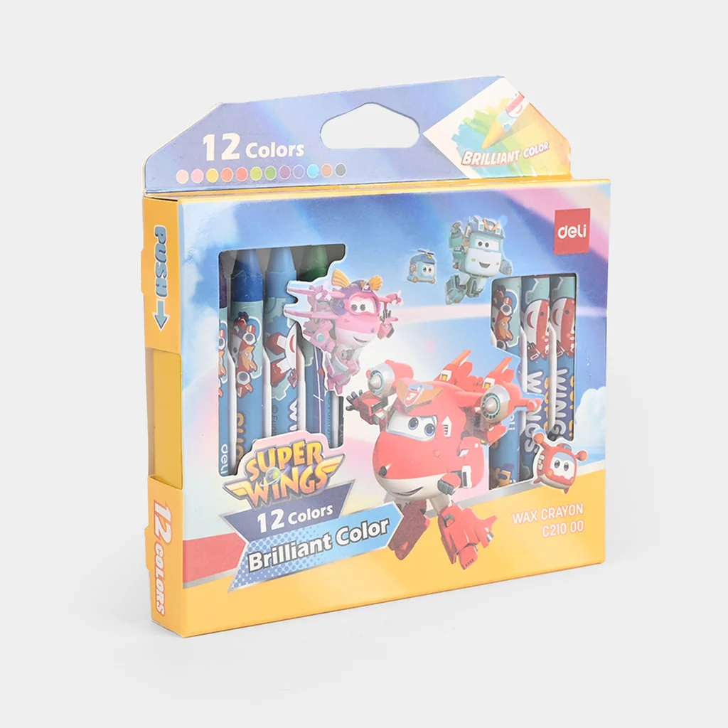 Deli Super Wings Wax Crayons - Colouring & Drawing - Image 4