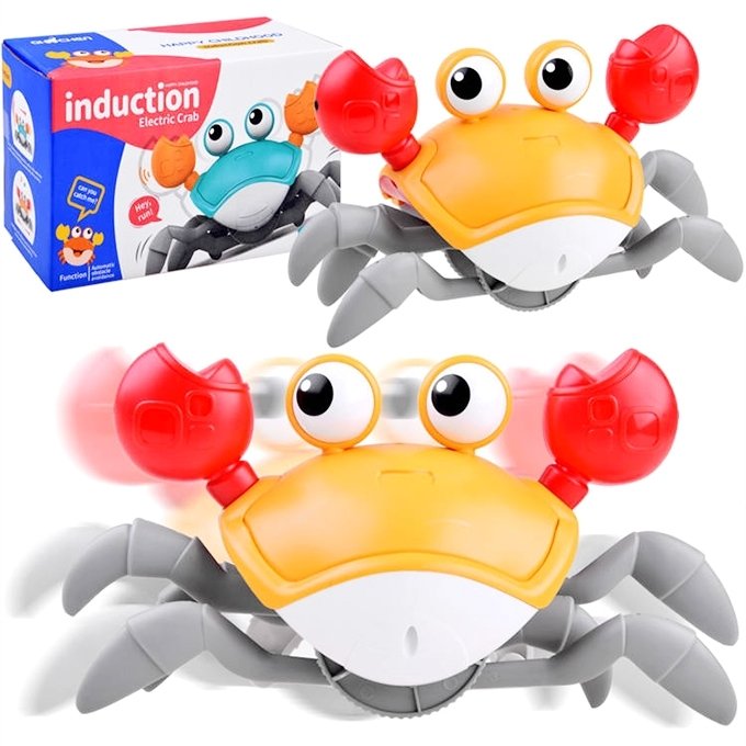 Dancing Crab Crawling Toy with Music – Multicolour - Image 2