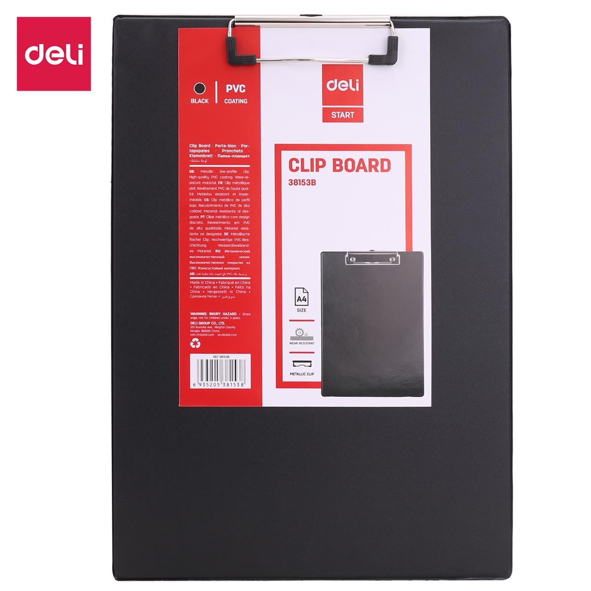 Deli E38153B A4 Clipboard - Writing & Document Support