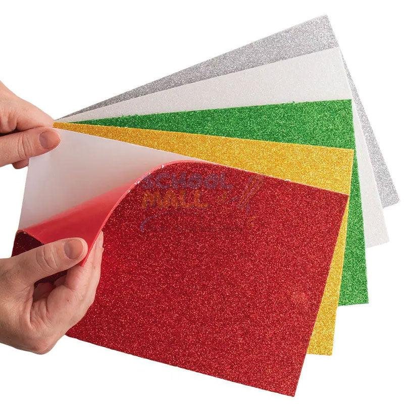 Gliter Foam Sheets Pack DIY 10 Pcs EVA - Cut-and-Create Craft Projects - Image 2