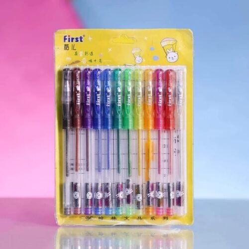 Glitter Pen Set – 7 Pcs & 12 Pcs - Cards & Decorative Crafts