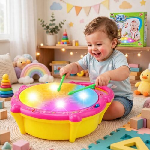 Flash Drum Musical Toy Set