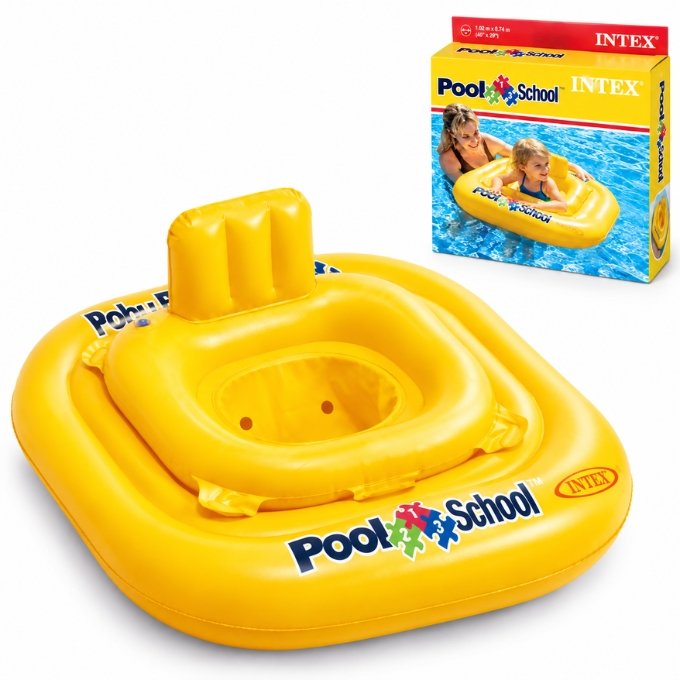 Intex 56587 Deluxe Baby Pool Float – Yellow, 79 × 79 cm - Image 2
