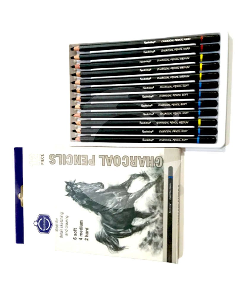 Keep smiling Charcoal Pencil set - Drawing & Tonal Studies - Image 2