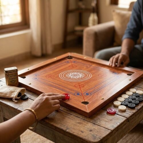 Laminated Carrom Board – 24-Inch, Model 1225
