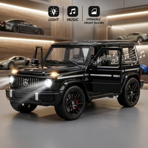 Mercedes G-Wagon G800 Toy Car with Lights & Music – Black