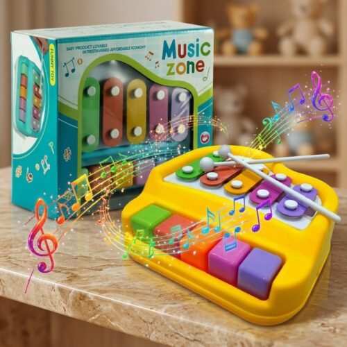 Music Zone 5-Key Xylophone & Piano Toy