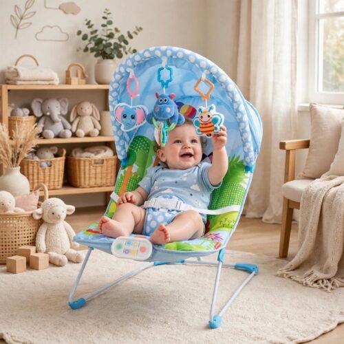 Happicutebaby Musical Baby Rocking Chair – Purple