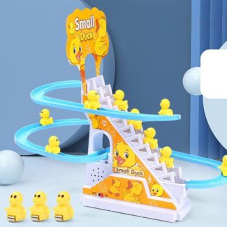 Musical Duck Track Toy with 3 Ducks, Automatic Climbing Stairs - Image 4