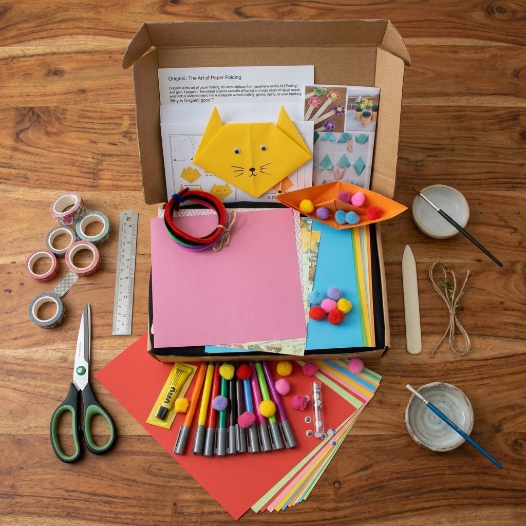 FunBox Origami Craft Kit – 25 Paper Sheets - Image 2