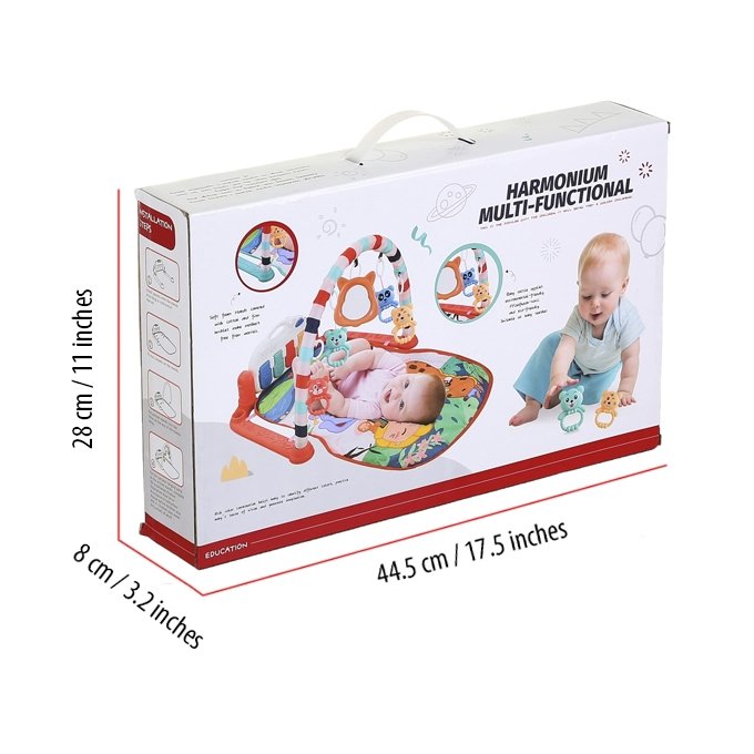 Harmonium Baby Piano Play Gym and Activity Mat – Pink - Image 4