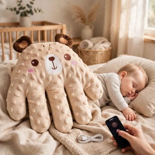 Remote-Controlled Baby Patter Hand Pillow