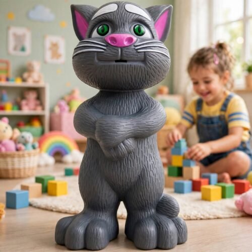 Talking Tom Cat Toy with Recording, Music & Stories