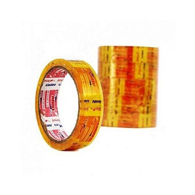 Transparent Solution Tape 1 Inch 100m 110 yards - 550 Total Yards