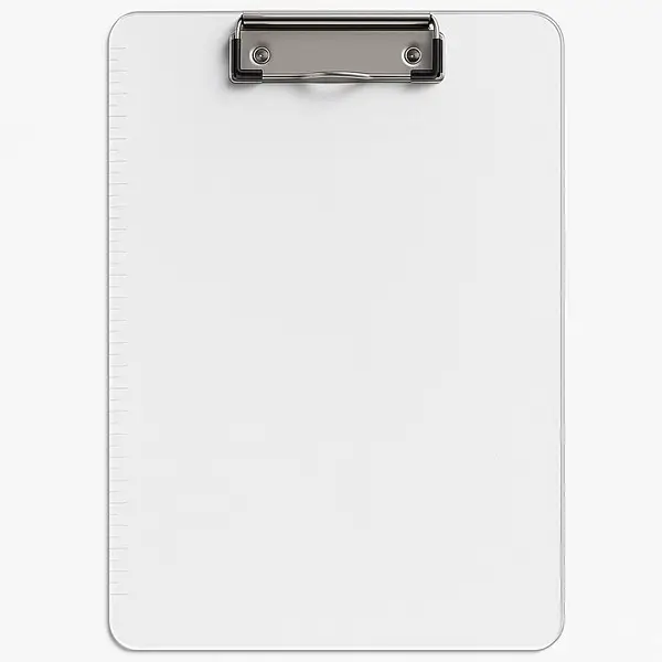 Clip Board Transparent with Crystal - Writing & Document Support (Copy)