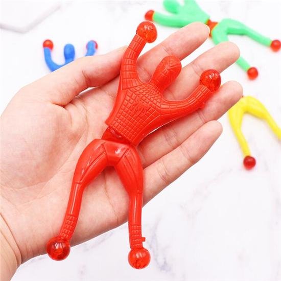 20 Pcs Sticky Wall Climbing Flip Rolling Spider-Man Toy - Climbing & Tumbling Play - Image 4