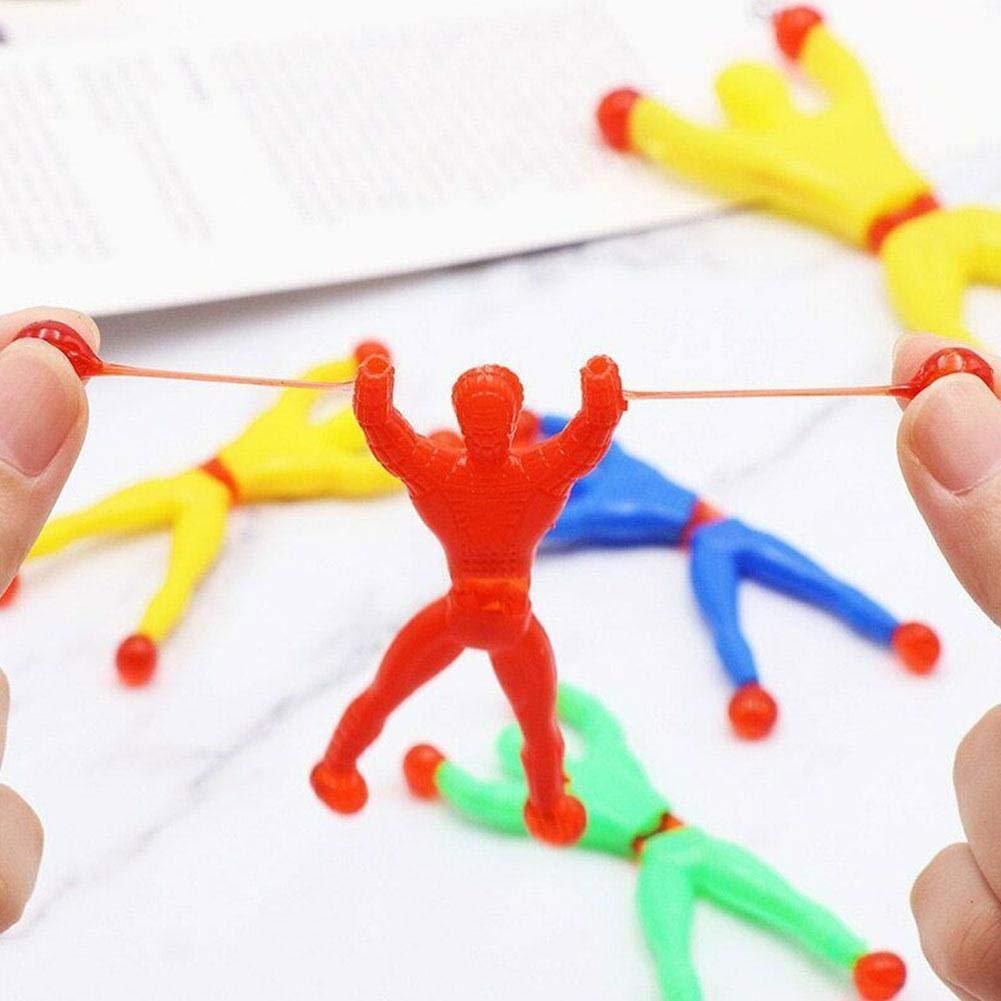 20 Pcs Sticky Wall Climbing Flip Rolling Spider-Man Toy - Climbing & Tumbling Play - Image 2