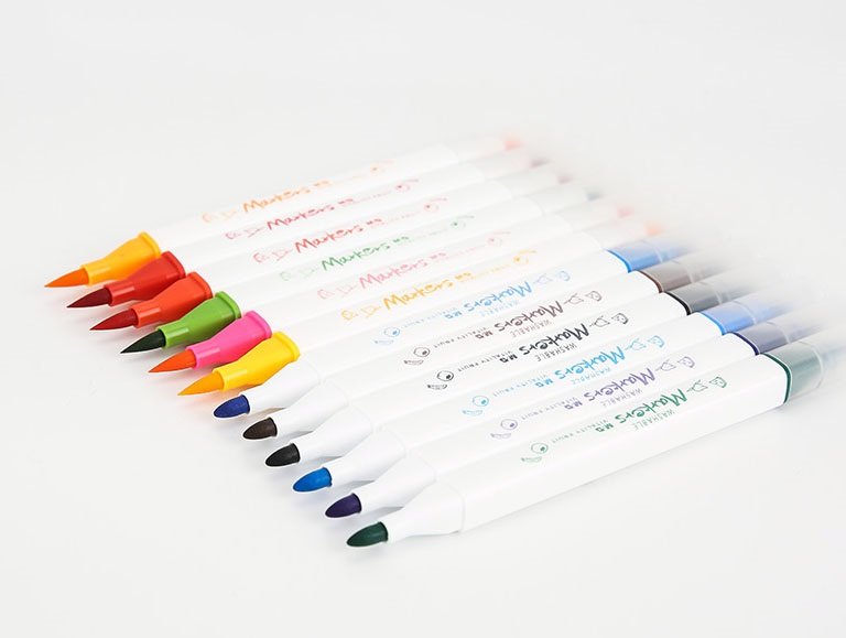 M&G ACP901F4 Washable Dual Tip 36 Colour Markers - Colouring & Drawing - Image 2