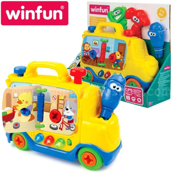 Winfun Junior Builder Tool Truck Toy – Model 0795 - Image 2