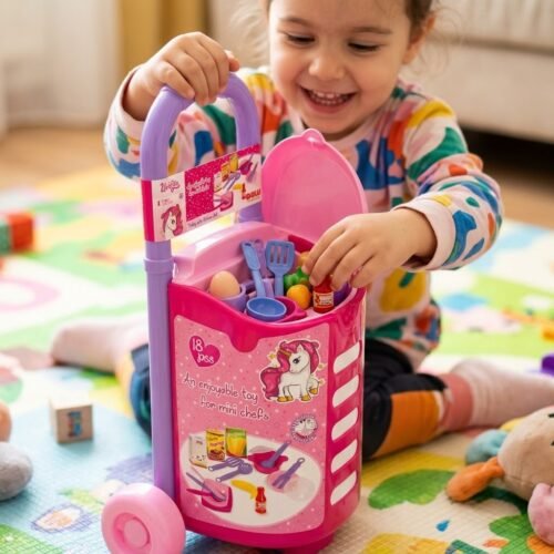 Dolu Toy Kitchen Play Set – 19 Pieces