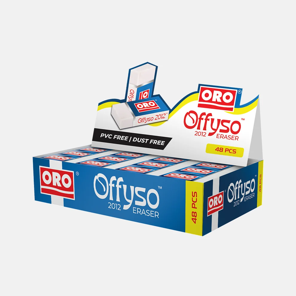 Oro Offyso Eraser 2012 48Pcs - Pencil Work & School Supplies