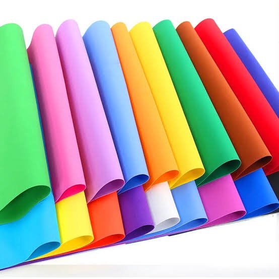 Plain Foam Sheets Pack DIY 10 Pcs EVA - Cut-and-Create Craft Projects - Image 2