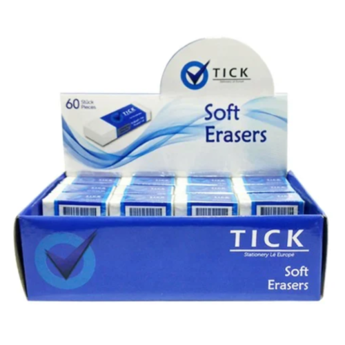 Tick Eraser 001 - Pencil Work & School Supplies