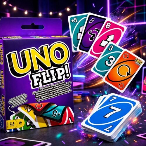 Mattel UNO FLIP Card Game – 112 Cards